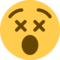 Dizzy Face emoji on Twitter